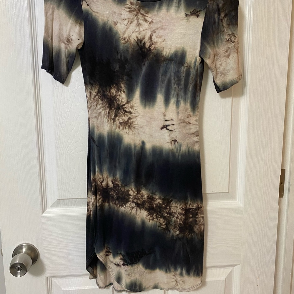 Stretchy thin t shirt dress